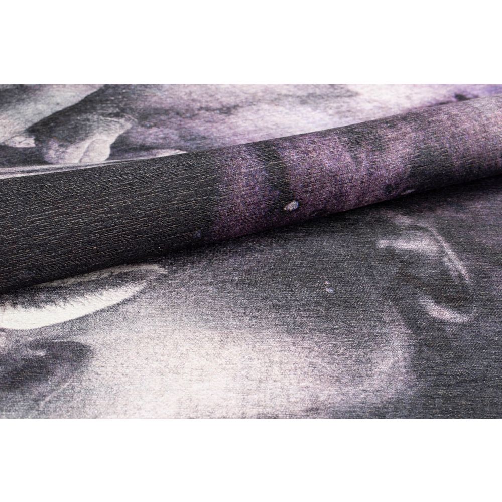 Opus Chenille - Crni AL 334 Višebojni Hodnički Tepih (75 x 150 cm) slika 6