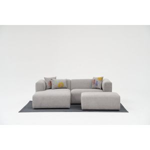 Atelier Del Sofa Kutna garnitura, Linden Mini Left - Light Grey