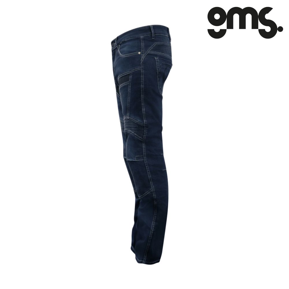 Pantalone - hlače - farmerke za motor GMS Viper - Plave vel.32/30 slika 2