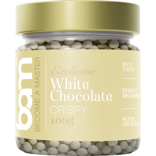 Bijele Crispy kuglice od bijele čokolade s hrskavim žitaricama 100g slika 1