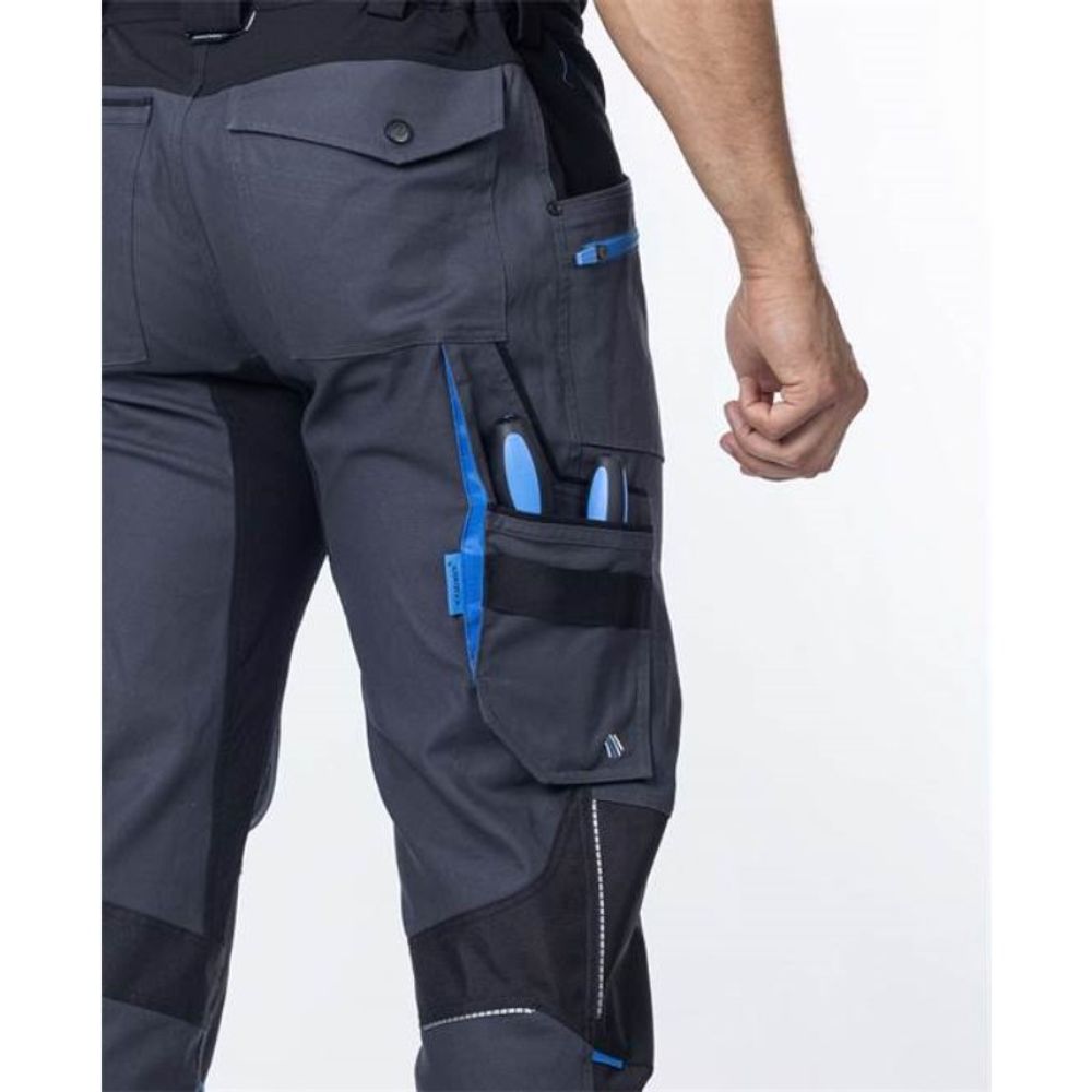 H6088/52 RADNE HLAČE 4XSTRETCH TAMNO SIVA ARDON slika 5