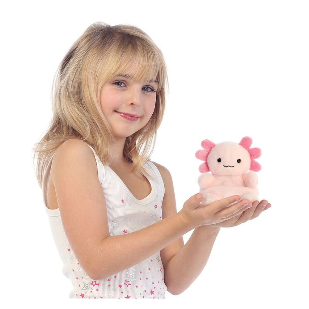 Palm Pals plišana igračka aksolotl 13 cm slika 7