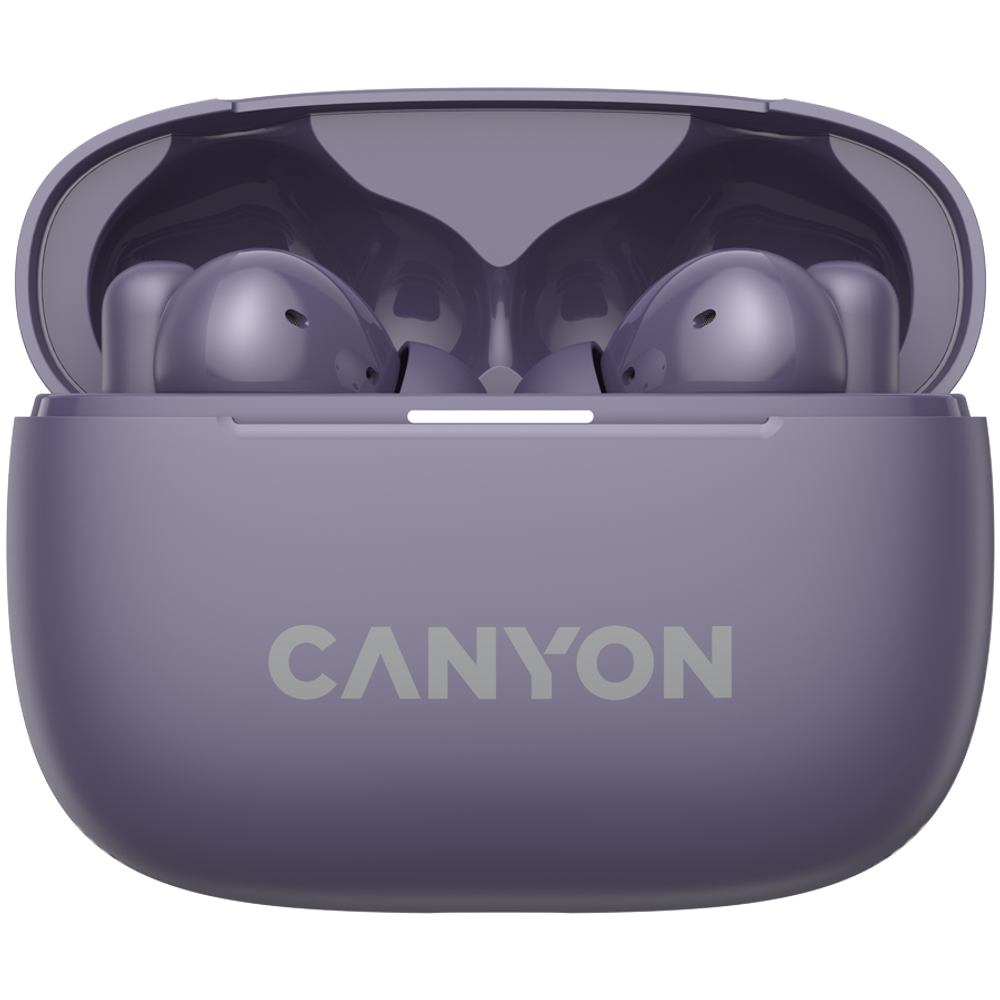 CANYON OnGo TWS-10 ANC+ENC Bežične Slušalice s Mikrofonom, Ljubičaste slika 2