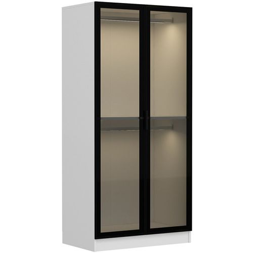 Kale Glass Black - 210 Black
White Wardrobe slika 7