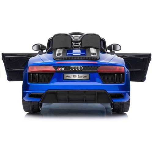 Licencirani auto na akumulator Audi R8 Spyder - plavi/lakirani slika 6
