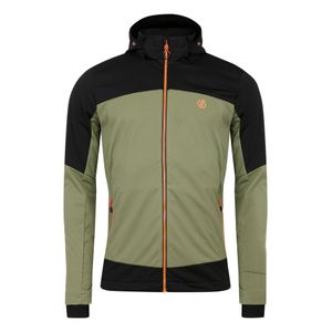 Dare2B Muška jakna Mountaineer Softshell, Olivine Green/Black