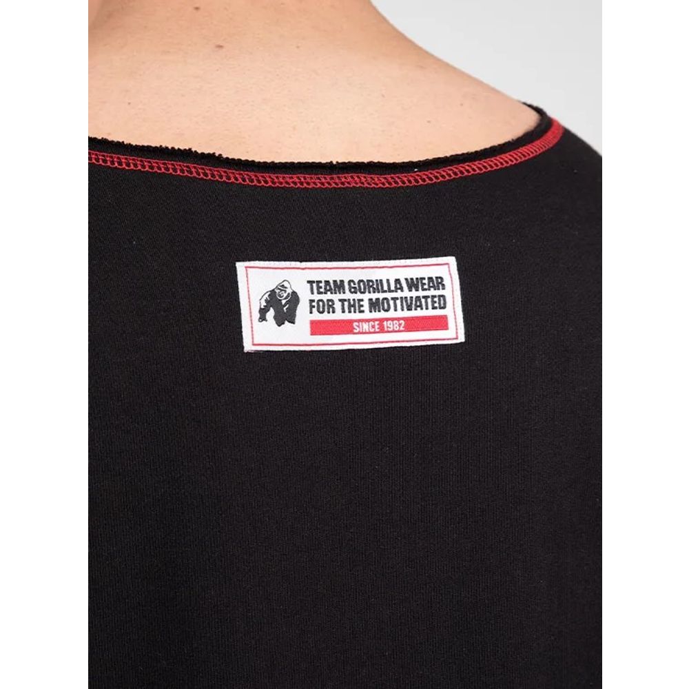 Gorilla Wear WALLACE Trening majica, Crno/Crvena slika 3