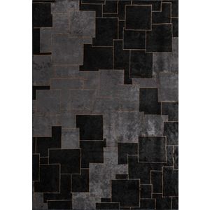 Tepih LISBON BLACK, 160 x 230 cm