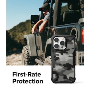 Ringke - Fusion X Design - iPhone 14 Pro Max - Camo Black