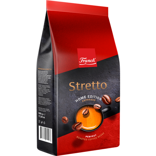 Franck kava zrno Stretto espresso vrećica  500g at home slika 1