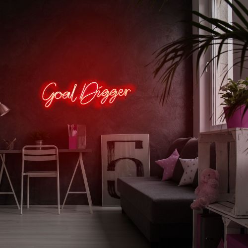 Wallity Ukrasna plastična LED rasvjeta, Goal Digger - Red slika 8