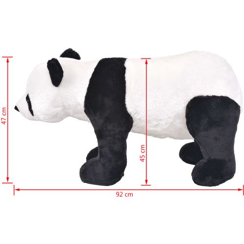 Stojeća plišana igračka panda crno-bijela XXL slika 21