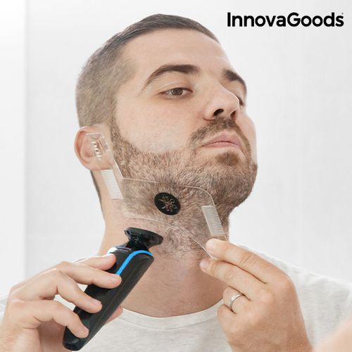 Predložak za Brijanje Brade Hipster Barber InnovaGoods slika 6