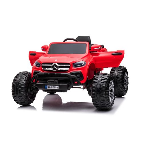 Licencirani auto na akumulator  Mercedes DK-MT950 4x4 - crveni slika 8