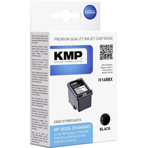 KMP patrona tinte  H168BX kompatibilan zamijenjen HP 302XL crn 1745,4001 slika 1