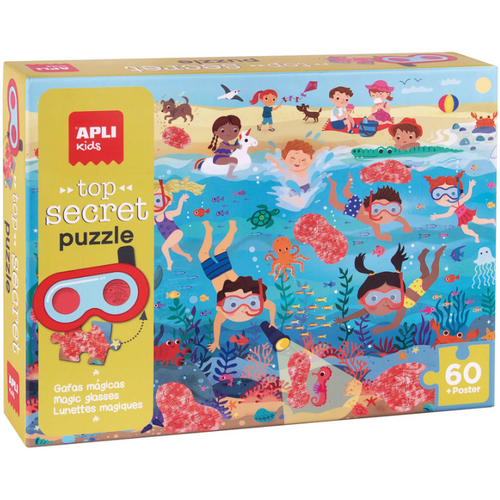 APLI kids Puzzle stroga tajna - plaža slika 1