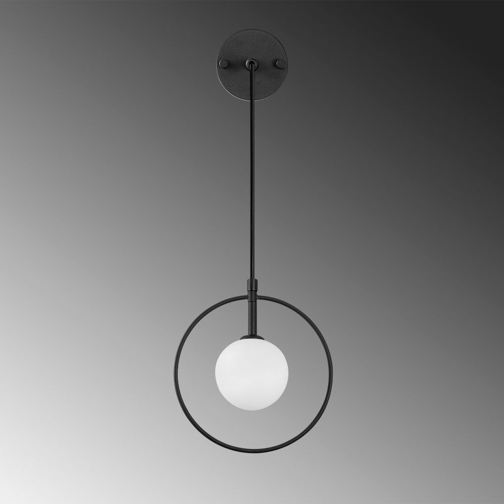 Geometri - 11125 Crno-Bijela Zidna Lampa slika 6
