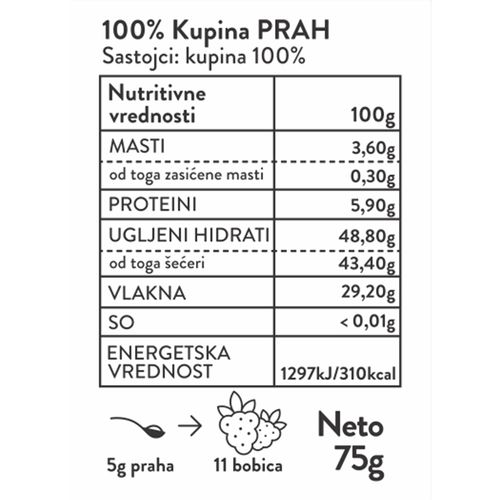 Inventa vita 100% Kupina PRAH slika 4