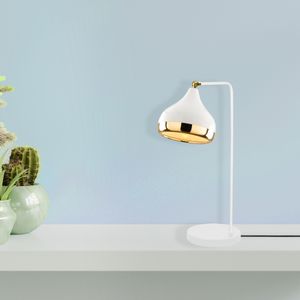 Yıldo - 6897 Bijela Zlatna Stolna Lampa