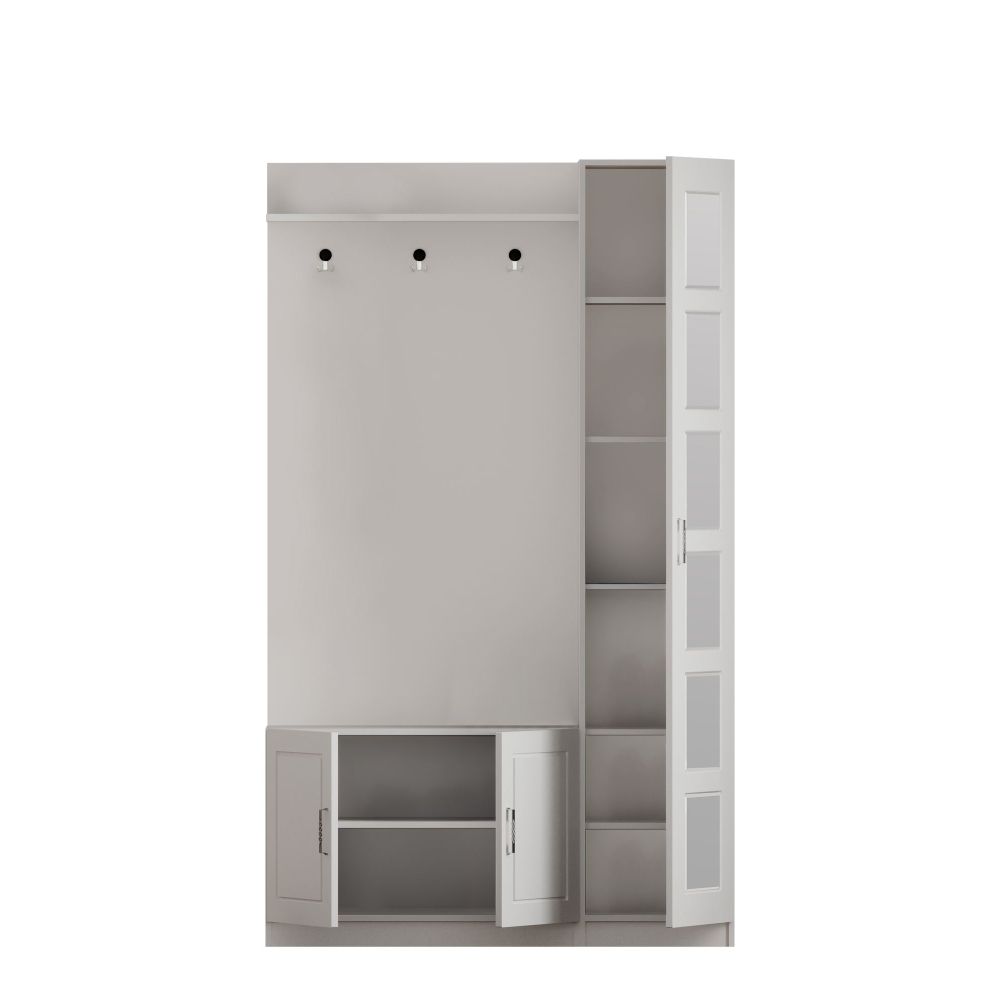 Hall Stand Rb-054 u Mat Bijeloj Boji slika 5
