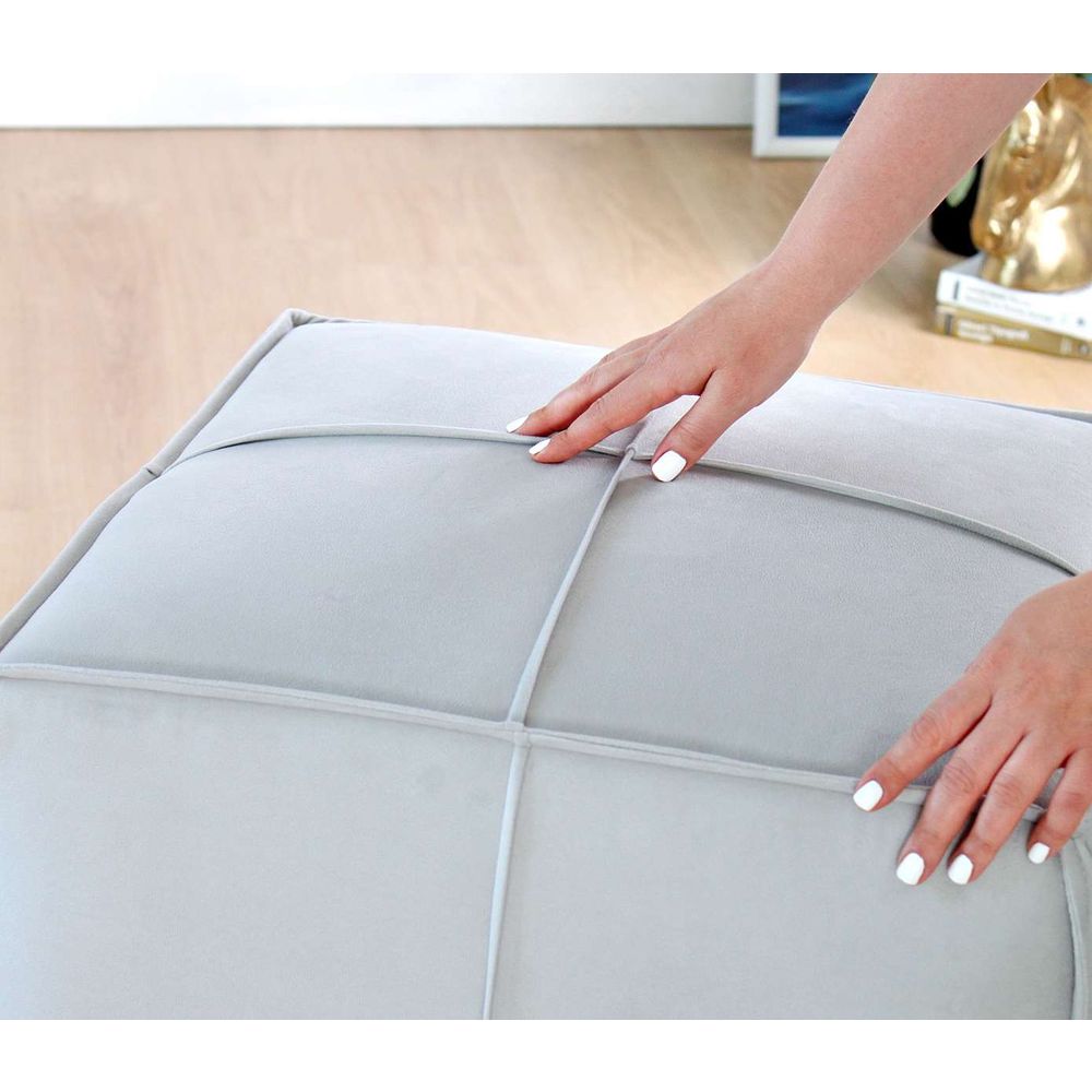 Pouffe Holler - Sivi slika 4