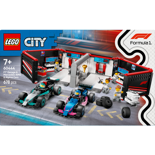 LEGO® CITY 60444 Garaža za F1® s autima Mercedes-AMG i Alpine slika 7