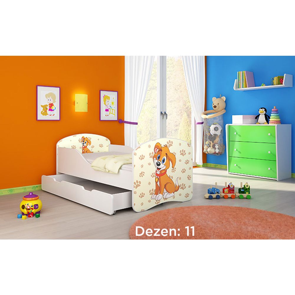 ACMA Dječiji krevet Acma I sa ladicom - 180x80cm - Dezen 11 slika 2