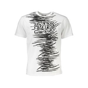 CAVALLI CLASS T-SHIRT SHORT SLEEVE MAN WHITE