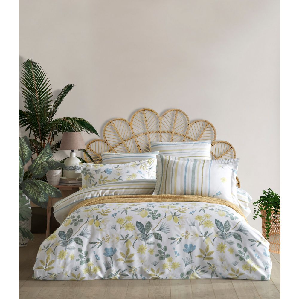 Hope White
Green
Yellow Ranforce King Quilt Cover Set (FR) slika 1