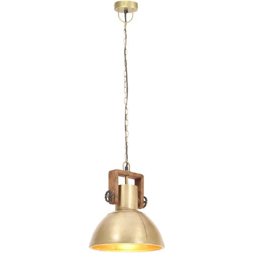 Industrijska viseća svjetiljka 25 W mjedena okrugla 30 cm E27 slika 29