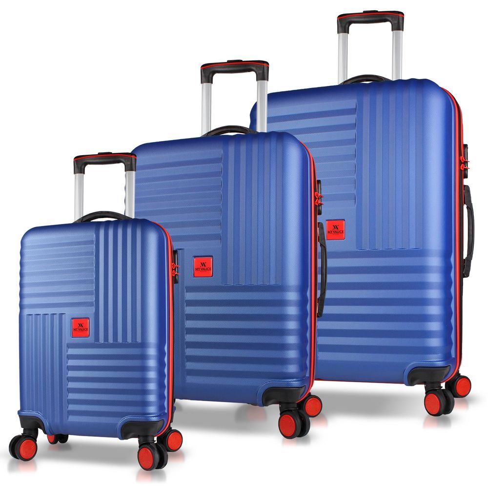 Set Kofera 8128 u Mornarsko Plavoj (3 Komada) slika 1