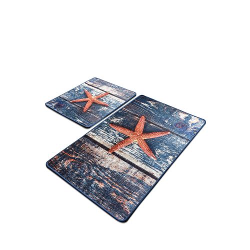 Stella Marina Multicolor Bathmat Set (2 Pieces) slika 2