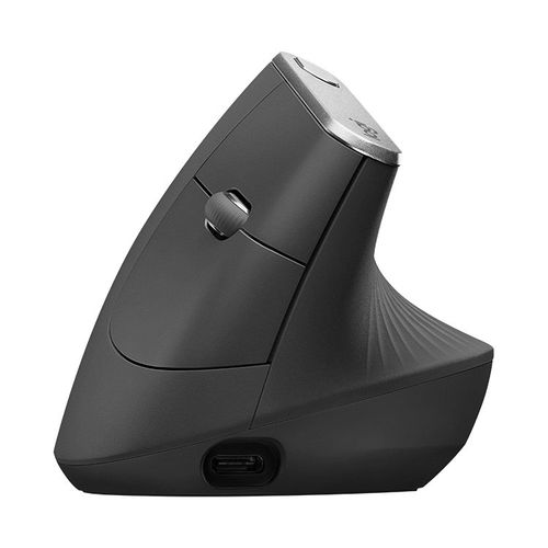 Logitech MX Vertical Ergonomski Bluetooth Miš, Sivi slika 2