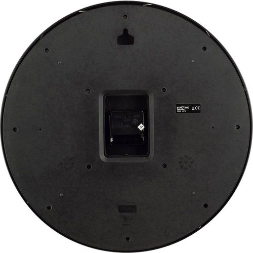EUROTIME 56862 radijski zidni sat 40 cm  crna slika 3