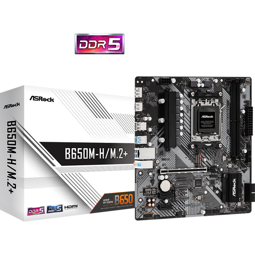 Matična ploča ASROCK B650M-H/M.2+ AM5 1xHDMI 1xDP slika 1