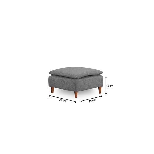 Atelier Del Sofa Tabure, Svijetlo siva, Lungo - Light Grey slika 3