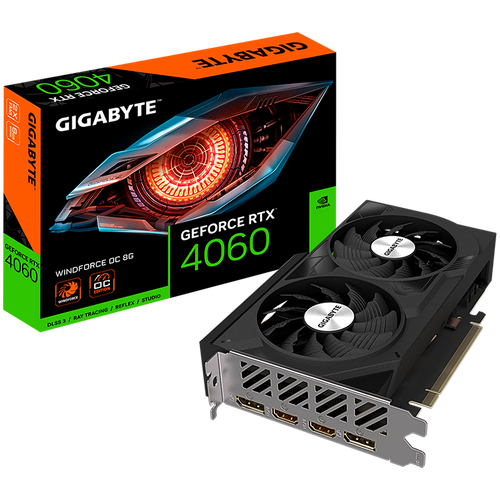 GIGABYTE Grafička kartica NVIDIA GeForce RTX 4060 WINDFORCE OC 8G slika 1