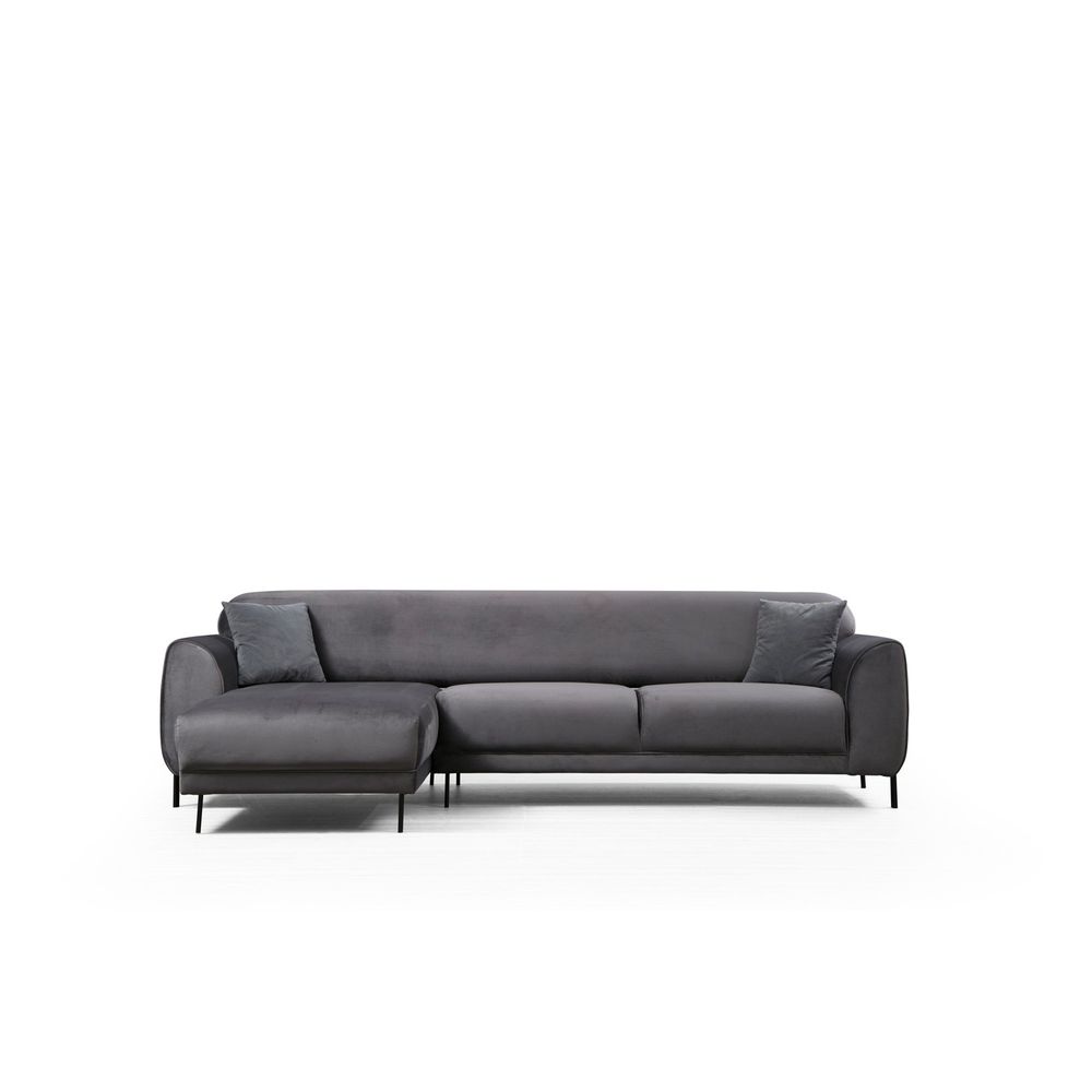 Sofa na razvlačenje - Lijevi kutak (Chl-3R) u antracit boji slika 7