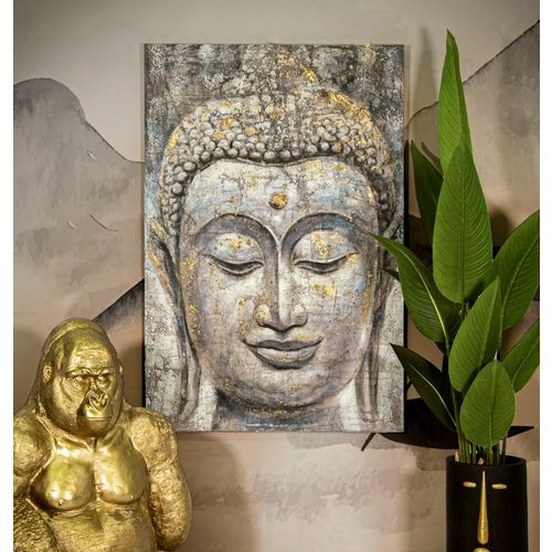 Mauro Ferretti Slika FACE BUDDHA LIGHT -A- cm 80X3X120 slika 6