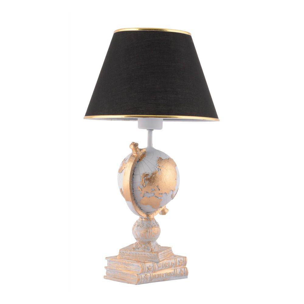 Lampa za sto World - Crna, Bijela i Zlatna slika 5