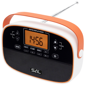 SAL Radio prijemnik, AM / FM, alarm, LCD zaslon - RPR4LCD