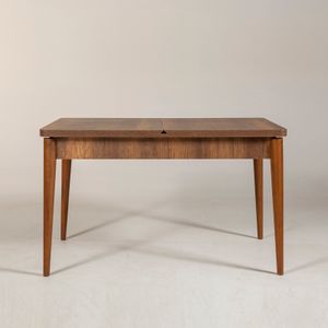 Hanah Home Vina - Walnut Walnut Extendable Dining Table