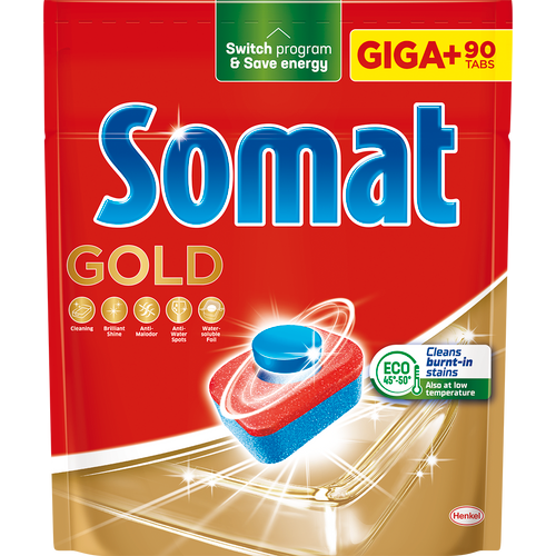 Somat Gold Tablete Za Mašinsko Pranje Suđa 90 pranja  slika 1