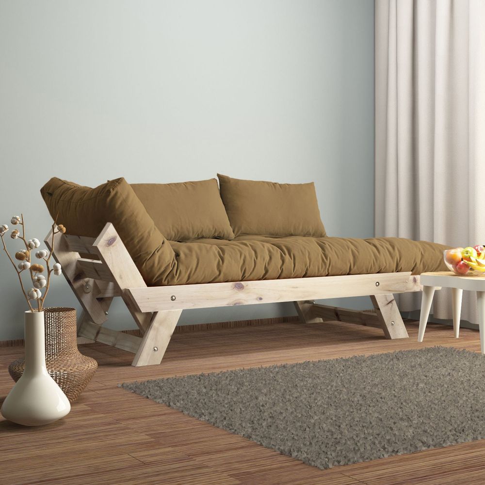 Dvosjed sofa CPT8122-210 - boje: Prirodna, Kamel vrt slika 2