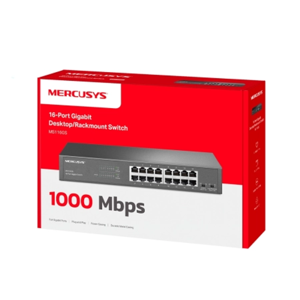 Mercusys MS116GS Switch 16x 10/100/1000 slika 4
