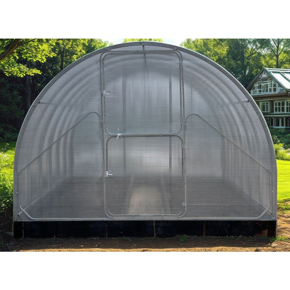 Metalni plastenik GAUDI 3.14m x 10m, razmak 0,67m, polykarbonat 4mm slika 2