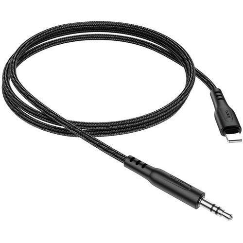 Hoco - Adapter audio kabela (UPA18) - Lightning to Jack 3,5 mm, 1 m - crni slika 3