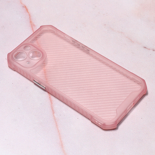 Torbica Carbon Crystal za iPhone 13 6.1 pink slika 1