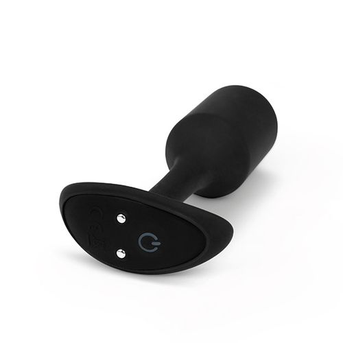 Vibrirajući analni čep B-Vibe - Snug Plug 2 M, crni slika 4