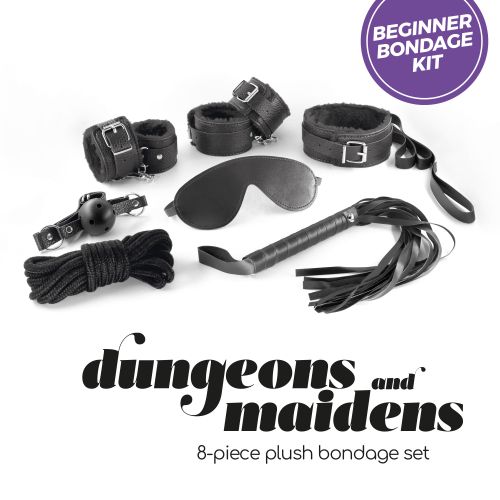 CRUSHIOUS  DUNGEONS &amp;amp; MAIDENS BDSM KIT BLACK slika 12